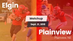 Matchup: Elgin vs. Plainview  2018