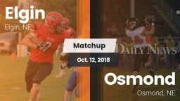 Matchup: Elgin vs. Osmond  2018