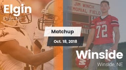 Matchup: Elgin vs. Winside  2018