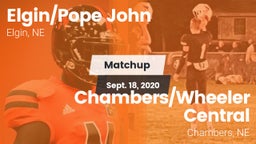 Matchup: Elgin vs. Chambers/Wheeler Central  2020