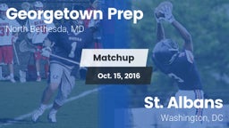 Matchup: Georgetown Prep vs. St. Albans  2016