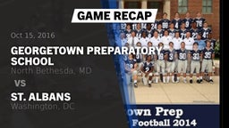 Recap: Georgetown Preparatory School vs. St. Albans  2016
