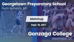 Matchup: Georgetown vs. Gonzaga College  2017