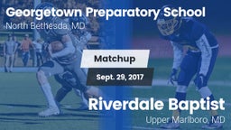 Matchup: Georgetown vs. Riverdale Baptist  2017