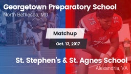 Matchup: Georgetown vs. St. Stephen's & St. Agnes School 2017