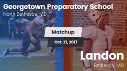 Matchup: Georgetown vs. Landon  2017