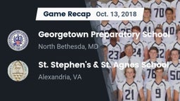 Recap: Georgetown Preparatory School vs. St. Stephen's & St. Agnes School 2018