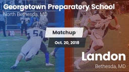 Matchup: Georgetown vs. Landon  2018
