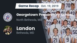 Recap: Georgetown Preparatory School vs. Landon  2019
