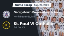 Recap: Georgetown Preparatory School vs. St. Paul VI Catholic  2021