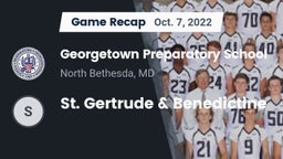 Recap: Georgetown Preparatory School vs. St. Gertrude & Benedictine 2022