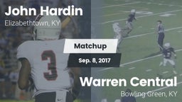 Matchup: John Hardin vs. Warren Central  2017