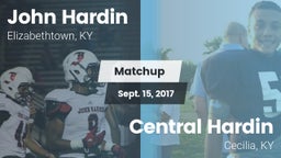 Matchup: John Hardin vs. Central Hardin  2017