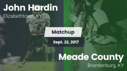 Matchup: John Hardin vs. Meade County  2017