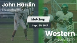 Matchup: John Hardin vs. Western  2017