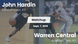 Matchup: John Hardin vs. Warren Central  2018
