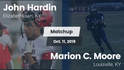 Matchup: John Hardin vs. Marion C. Moore  2019