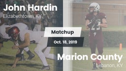 Matchup: John Hardin vs. Marion County  2019