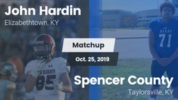 Matchup: John Hardin vs. Spencer County  2019