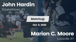 Matchup: John Hardin vs. Marion C. Moore  2020
