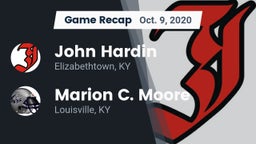 Recap: John Hardin  vs. Marion C. Moore  2020