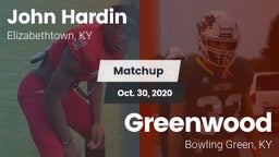 Matchup: John Hardin vs. Greenwood  2020