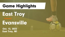 East Troy  vs Evansville  Game Highlights - Oct. 13, 2022