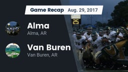 Recap: Alma  vs. Van Buren  2017