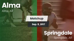 Matchup: Alma vs. Springdale  2017