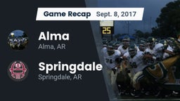 Recap: Alma  vs. Springdale  2017