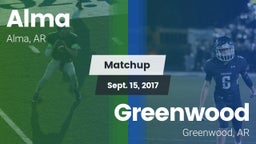 Matchup: Alma vs. Greenwood  2017