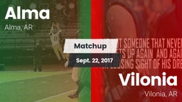 Matchup: Alma vs. Vilonia  2017