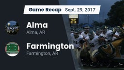 Recap: Alma  vs. Farmington  2017