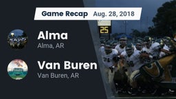 Recap: Alma  vs. Van Buren  2018