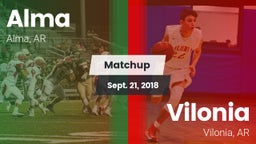 Matchup: Alma vs. Vilonia  2018