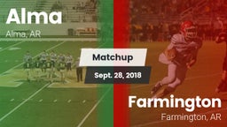 Matchup: Alma vs. Farmington  2018