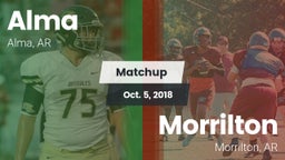 Matchup: Alma vs. Morrilton  2018