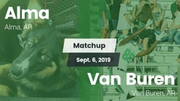 Matchup: Alma vs. Van Buren  2019