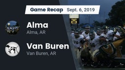 Recap: Alma  vs. Van Buren  2019