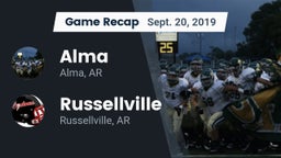 Recap: Alma  vs. Russellville  2019