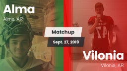 Matchup: Alma vs. Vilonia  2019