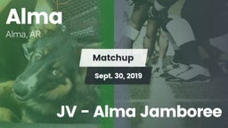Matchup: Alma vs. JV - Alma Jamboree 2019
