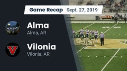 Recap: Alma  vs. Vilonia  2019
