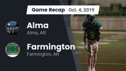 Recap: Alma  vs. Farmington  2019