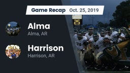 Recap: Alma  vs. Harrison  2019