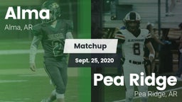 Matchup: Alma vs. Pea Ridge  2020