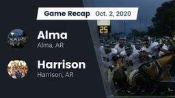 Recap: Alma  vs. Harrison  2020