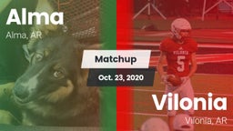 Matchup: Alma vs. Vilonia  2020