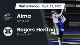Recap: Alma  vs. Rogers Heritage  2021