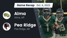 Recap: Alma  vs. Pea Ridge  2023